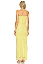 view 3 of 4 x REVOLVE Strapless Crochet Maxi Dress in Lime Shimmer