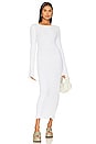 view 1 of 3 Baha Long Sleeve Maxi Dress in White