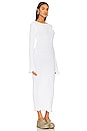 view 2 of 3 Baha Long Sleeve Maxi Dress in White