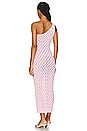 view 3 of 4 Claire One Shoulder Maxi Dress in Pink