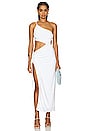 view 1 of 5 Nera Cutout Maxi Dresss in White