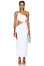 view 2 of 5 Nera Cutout Maxi Dresss in White