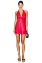 view 1 of 3 x REVOLVE Leslie Satin Mini Dress in Red