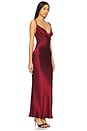 view 2 of 3 x REVOLVE Skin Satin Dress in Burgundy