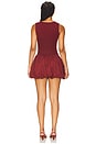 view 3 of 3 x REVOLVE Maya Bubble Dress in Cranberry