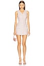 view 1 of 4 X Revolve Tweed Mini Dress in Pink in Pink/white