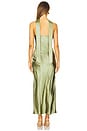 view 4 of 4 Angelina Neck Tie Maxi Dress in Olive