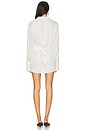 view 3 of 3 Mae Shirt Dress in White