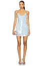 view 1 of 4 ROBE COURTE CALYPSO in Blue