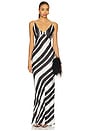 view 1 of 3 Agnes Maxi Dress in Black & White