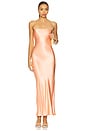 view 1 of 3 Angel Strapless Midi Dress in Coral