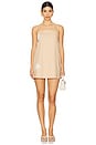 view 1 of 3 Iris Mini Dress in Beige