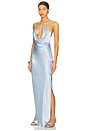 view 3 of 4 x REVOLVE Johanna Cowl Neck Maxi in Sky Blue