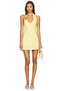 view 1 of 4 Oskar Mini Dress in Lemon