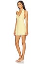 view 3 of 4 Oskar Mini Dress in Lemon