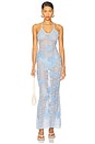 view 1 of 4 Vesper Maxi Dress in Baby Blue