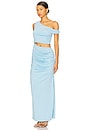 view 3 of 4 Rikke Jersey Maxi Dress in Blue