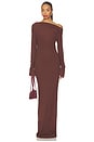 view 1 of 3 Reyna Maxi Dress in Chocolate