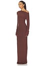 view 2 of 3 Reyna Maxi Dress in Chocolate