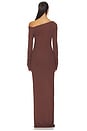 view 3 of 3 Reyna Maxi Dress in Chocolate