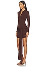 view 2 of 3 Rachel Mini Dress in Chocolate