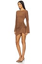 view 3 of 4 Olividae Mini Dress in Mocha