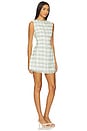 view 2 of 3 Tallin Mini Dress in Green Gingham