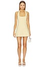 view 1 of 3 Lyns Halterneck Dress in Butter