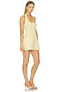 view 2 of 3 Lyns Halterneck Dress in Butter