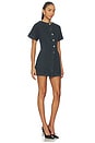 view 2 of 3 Tilla Denim Mini Dress in Indigo Blue