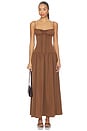 view 1 of 3 Lelessa Maxi Dress in Chocolate