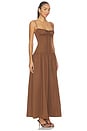 view 2 of 3 Lelessa Maxi Dress in Chocolate