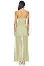 view 3 of 3 Alessandra Mesh Maxi Dress in Khaki