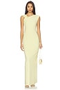view 1 of 3 ROBE MAXI EN JERSEY MARIELLA in Panna Cotta