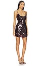 view 2 of 4 x REVOLVE Calypso Mini Dress in Chocolate