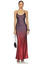 view 1 of 4 VESTIDO MAXI SESGO AMAYA in Plum Ombre