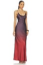 view 2 of 4 VESTIDO MAXI SESGO AMAYA in Plum Ombre