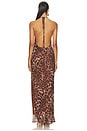 view 3 of 3 Johanna Leopard Maxi Dress in Leopard