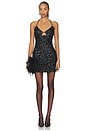 view 1 of 4 VESTIDO ADELYN SEQUIN MINI in Black