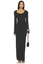 view 1 of 4 Ashley Scoop Neck Maxi Dress in Black