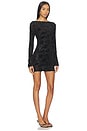 view 2 of 4 VESTIDO VELERA MINI in Black Burnout