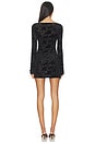 view 3 of 4 VESTIDO VELERA MINI in Black Burnout