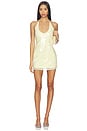 view 1 of 4 Calena Halter Mini Dress in Panna Cotta
