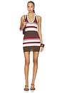 view 1 of 3 Effie Halter Mini Dress in Multi Stripe