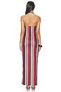 view 4 of 4 Sherri Asymmetrical Maxi Dress in Multi Stripe