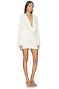 view 2 of 3 Yolanda Long Sleeve Mini Dress in Off White