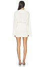 view 3 of 3 Yolanda Long Sleeve Mini Dress in Off White