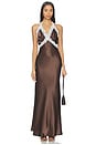 view 1 of 3 ROBE TONYA SLIP MAXI 2.0 in Chocolate