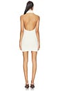 view 3 of 4 Sonia High Neck Mini Dress in Off White