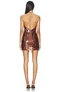 view 3 of 4 Dalina Sequin Mini Dress in Mocha